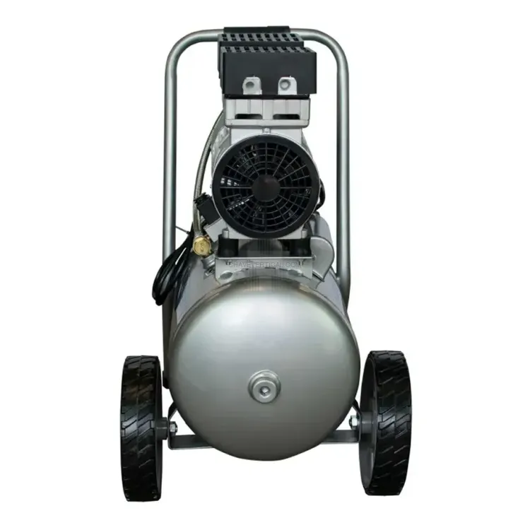 Compressor Silencioso Sem Óleo HYUNDAI AC24-1S 24L 750W 8 Bar