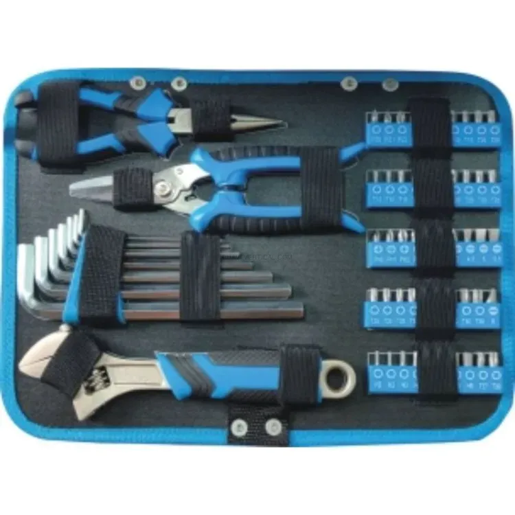 Mala de Ferramentas 112 Peças STILKER 1/4" - 1/2" Azul/Preto