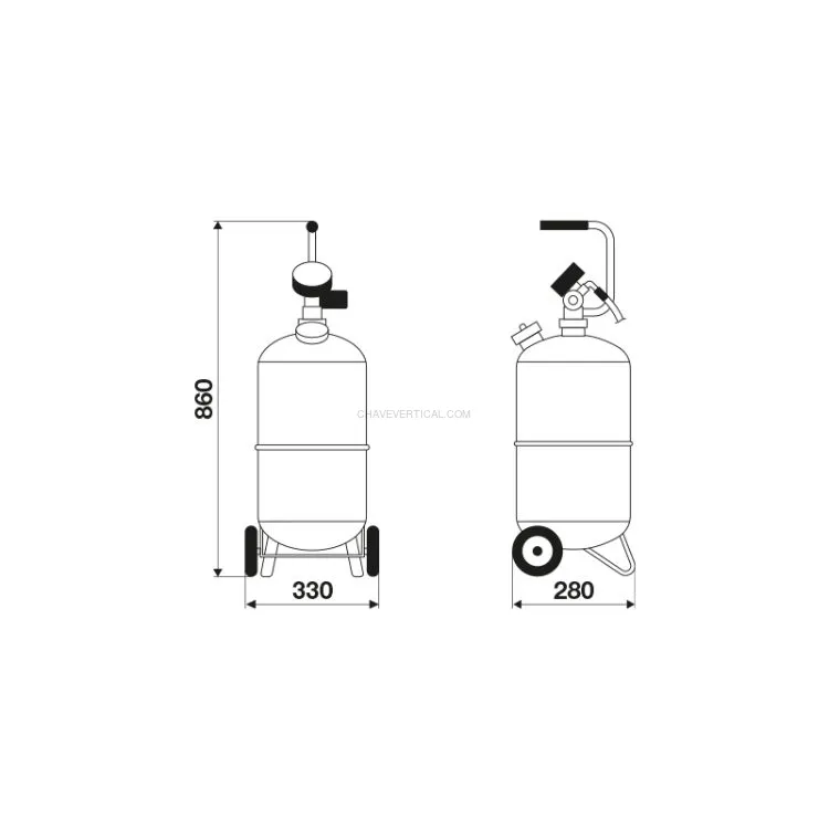 RECUPERADOR DE ÓLEO PNEUMÁTICO 24L RAASM