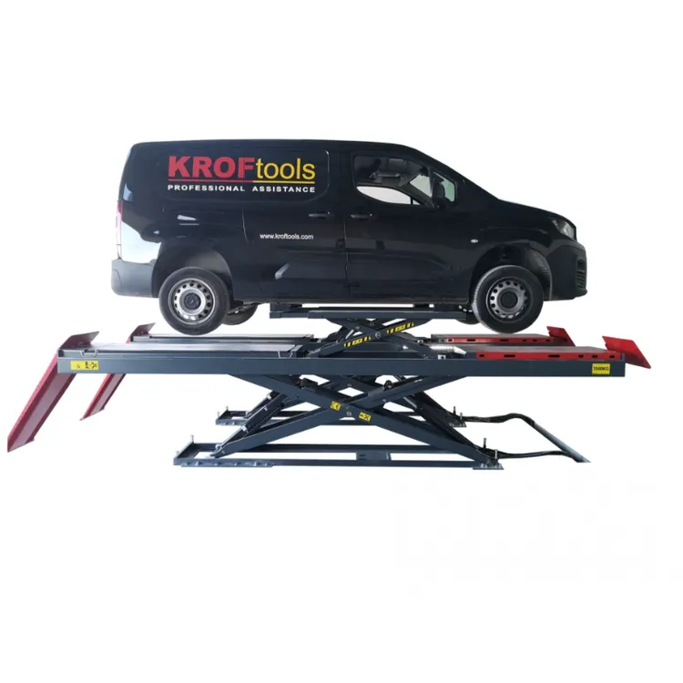 ELEVADOR DUPLA TESOURA B.PERFIL P/ ALINHAMENTO C/LED 3,5T KROFTOOLS