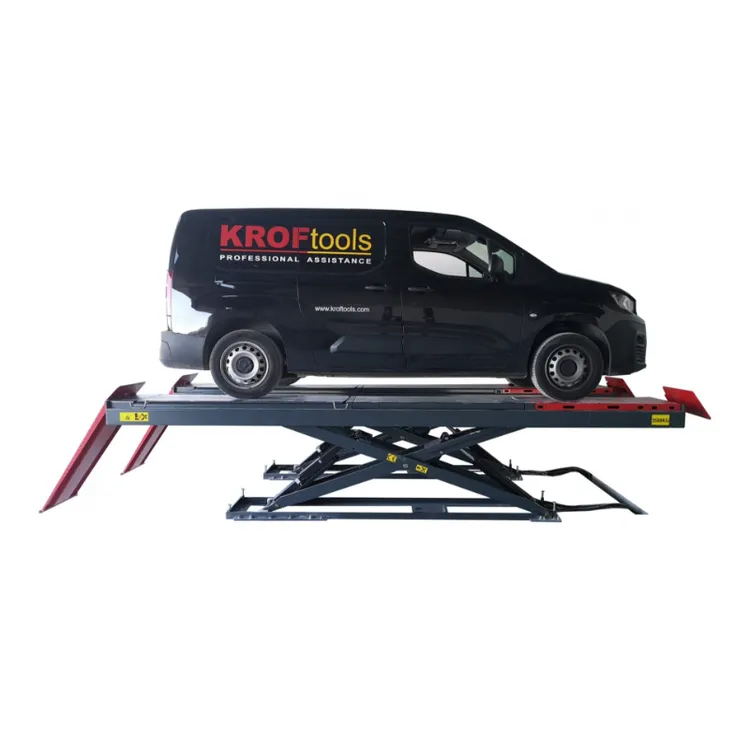ELEVADOR DUPLA TESOURA B.PERFIL P/ ALINHAMENTO C/LED 3,5T KROFTOOLS