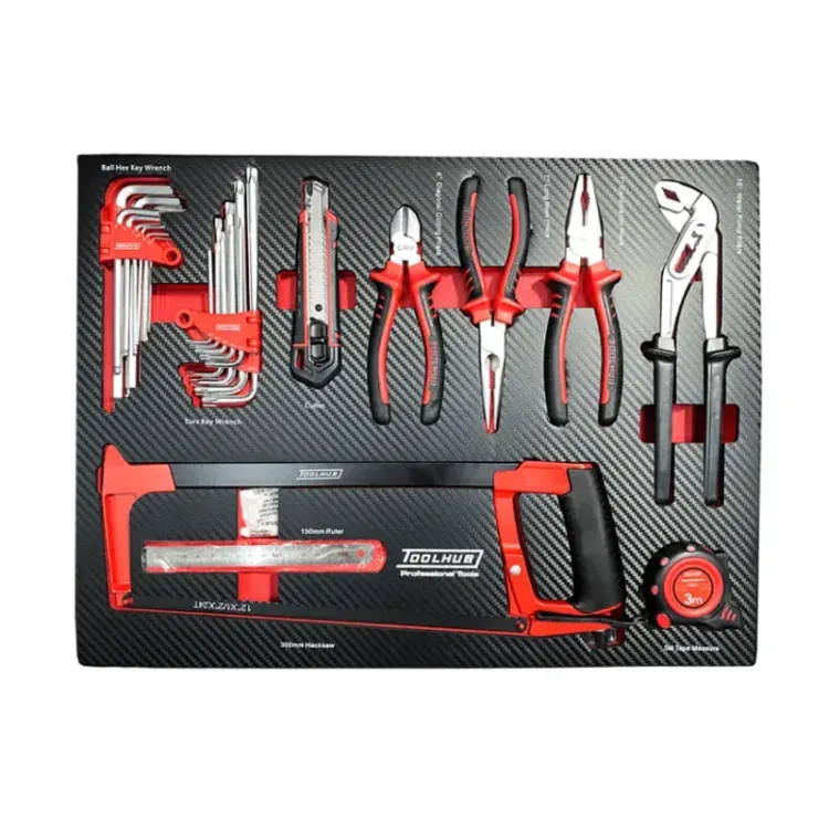 Carrinho Profissional 7 Gavetas com Ferramentas TOOLHUB 205 Peças