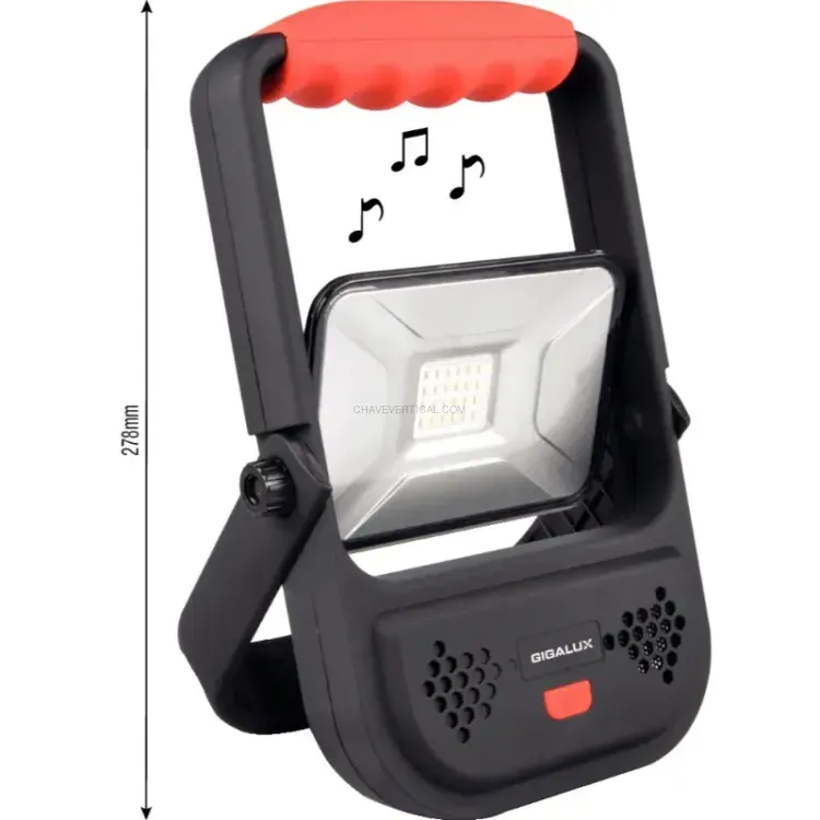 FOCO LED 1200LM / POWERBANK/ BLUETOOTH/ COLUNA GIGALUX