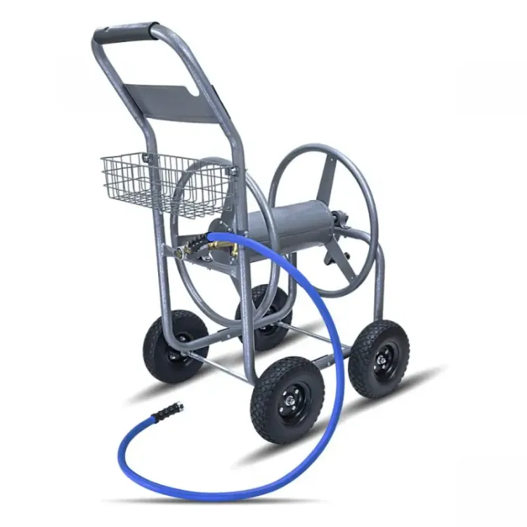 Carrinho de Mangueira Robusto BLUBIRD 3/4" GHT Capacidade 121m