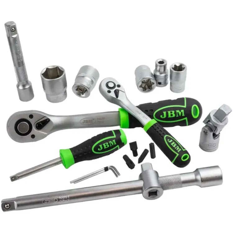 Caixa de Ferramentas JBM 108 Peças Chaves Hexagonais Zincadas