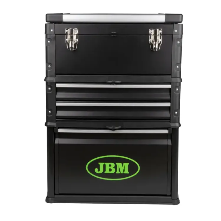 Carrinho Modular de Ferramentas JBM 3 Módulos em Aço Inoxidável Carrinho Modular de Ferramentas JBM 3 Módulos em Aço Inoxidável