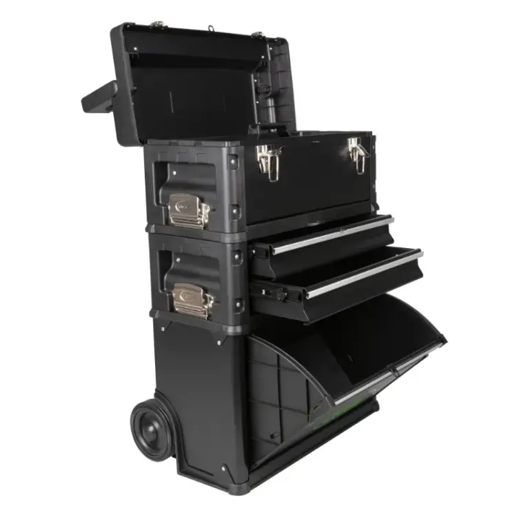 Carrinho Modular de Ferramentas JBM 3 Módulos em Aço Inoxidável
