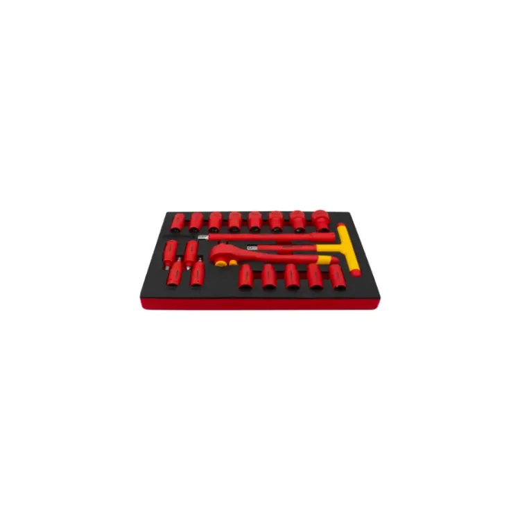 CARRO VERMELHO FERRAMENTA ISOLADA 6 MÓDULOS KROFTOOLS (6)