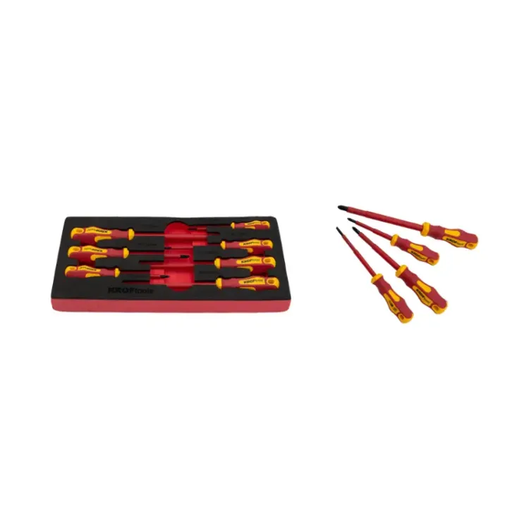 Conjunto 6 Módulos Ferramenta Isolada KROFTOOLS 1000V VDE IEC60900