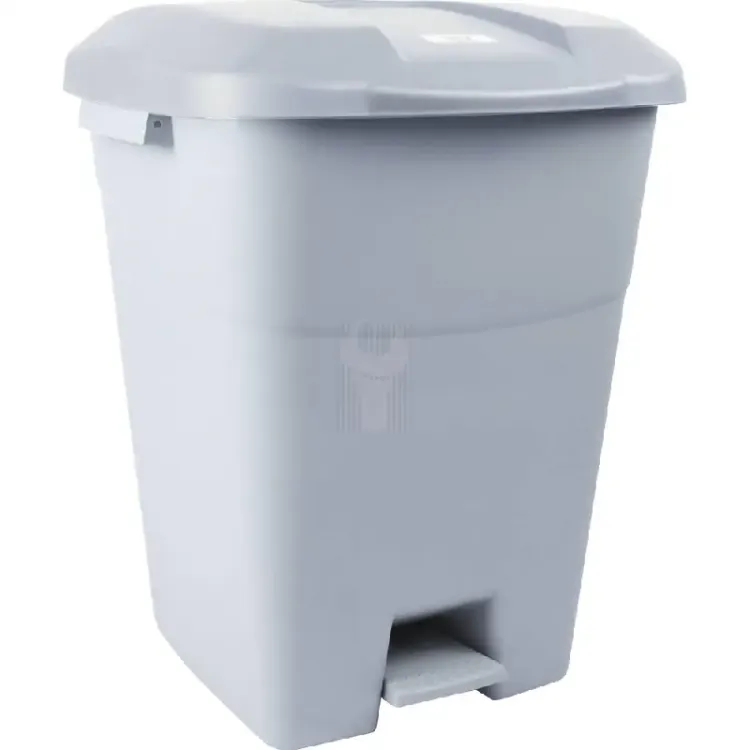 CAIXOTE DO LIXO 50L COM TAMPA PÉDAL E PEGAS LATERAIS TAYG