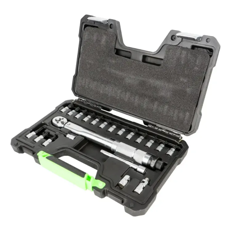Caixa de 21 Peças com Chave Dinamométrica JBM 1/4" 5-25Nm