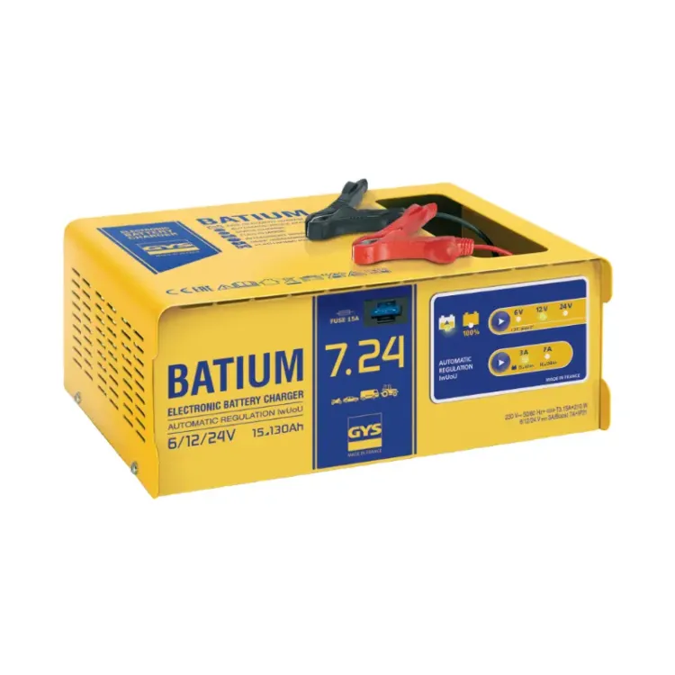 CARREGADOR AUTOMÁTICO BATIUM 07.24 GYS CARREGADOR AUTOMÁTICO BATIUM 07.24 GYS