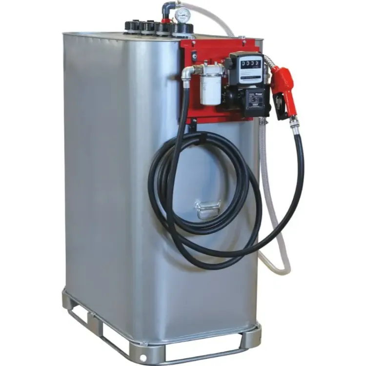 Depósito de Gasóleo Galvanizado 1000L Parede Dupla DRAKKAR 230V