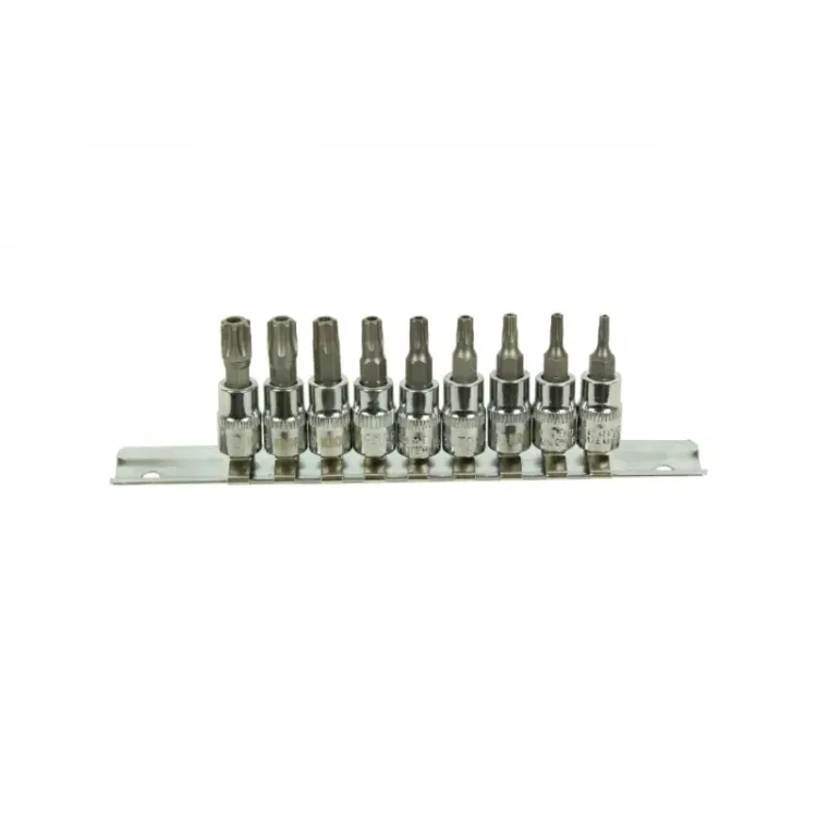 JOGO 9 CHAVES CH 14 C BIT TORX INVIOLÁVEL KROFTOOLS (2)