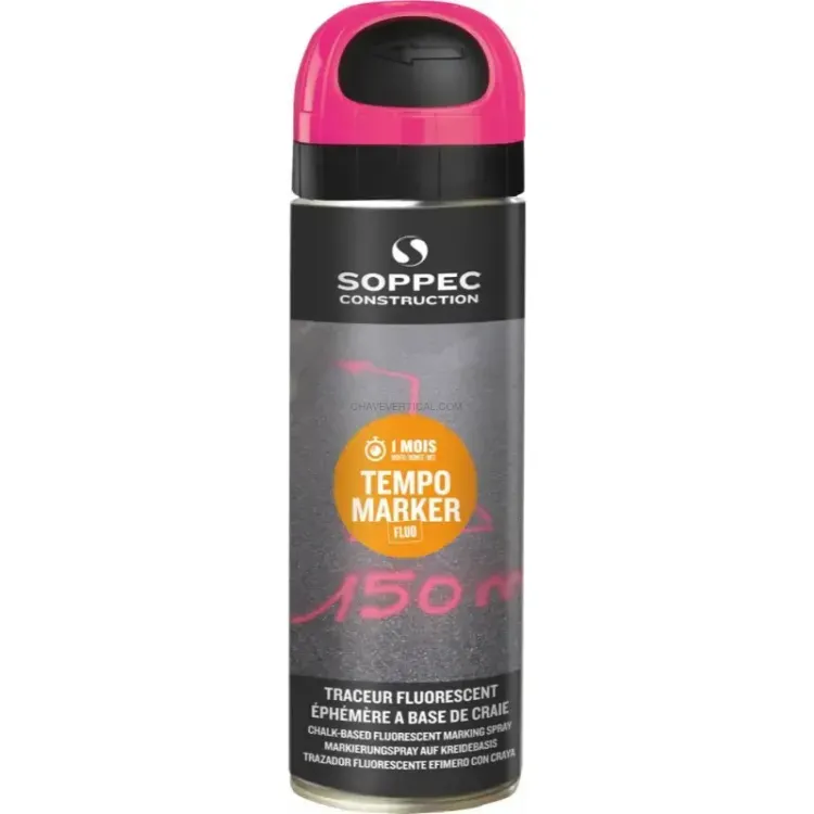 PINTURA MARCADORA DE OBRA CEREJA FLUORESCENTE AEROSSOL 650ML PINTURA MARCADORA DE OBRA CEREJA FLUORESCENTE AEROSSOL 650ML