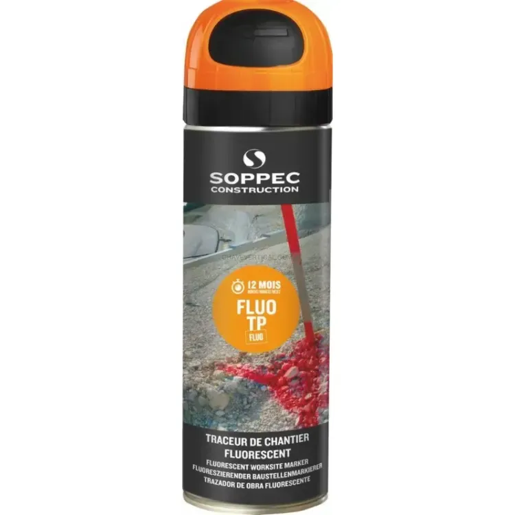 PINTURA MARCADORA DE OBRA LARANJA FLUORESCENTE 12 M 500 ML PINTURA MARCADORA DE OBRA LARANJA FLUORESCENTE 12 M 500 ML