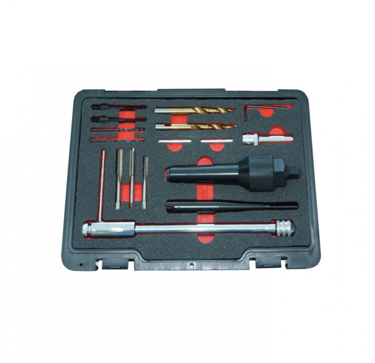 Kit Escariador e Extrator Velas Incandescentes KROFTOOLS M8 M10 Kit Escariador e Extrator Velas Incandescentes KROFTOOLS M8 M10