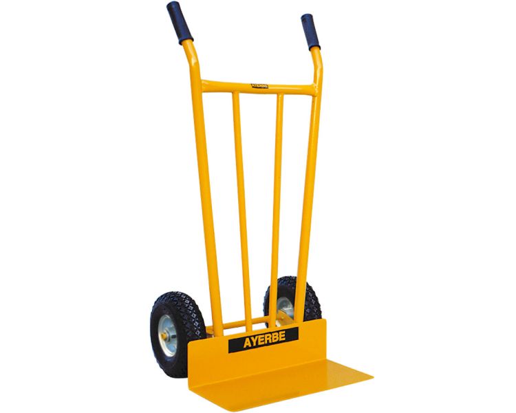 Carrinho de Armazém AYERBE AY-300-SN R/IMP 300kg Rodas Pneumáticas