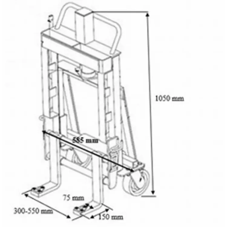 ELEVADOR / TRANSPORTADOR ARMARIOS 2.700 KG. ND
