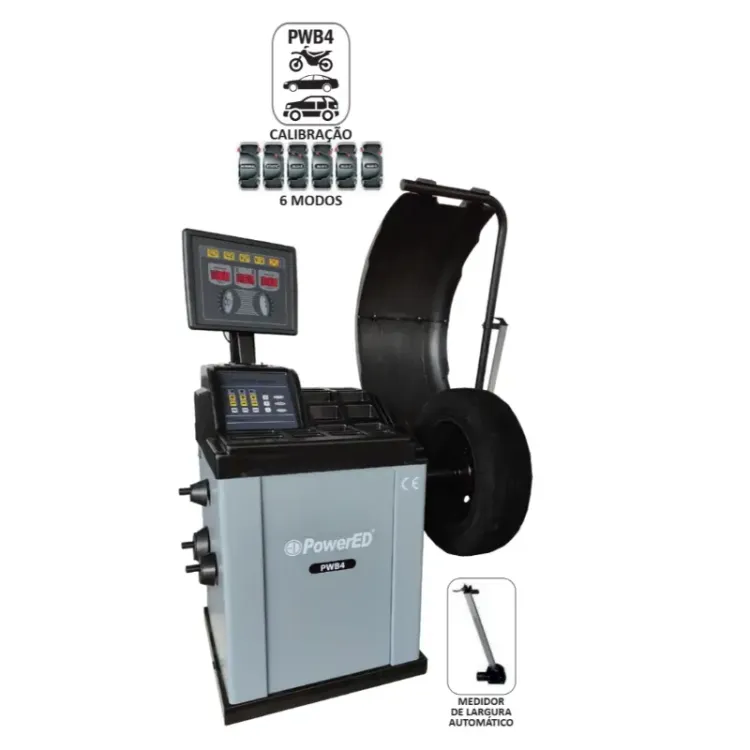Equilibradora de Pneus Ligeiros Powered PWB4 230V 200W