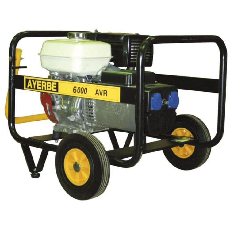 Gerador Monofásico AYERBE 6000 AVR A/E 5.6 KVA 230V Honda