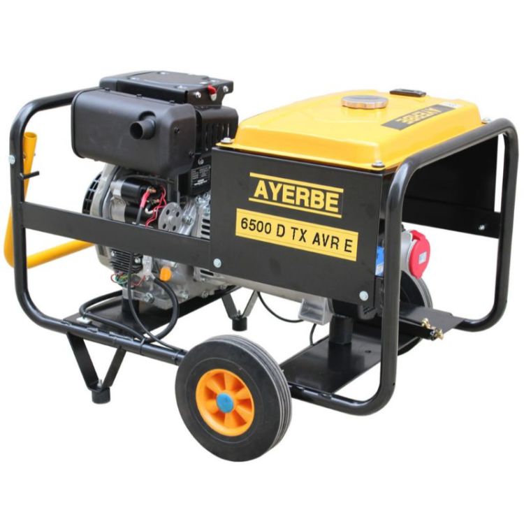 Gerador Trifásico AYERBE 6500 D TX AVR A/E Yanmar 5000W 400V/230V