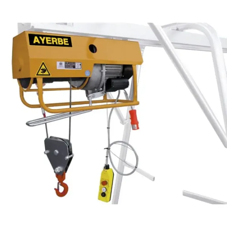 Guincho Elétrico AYERBE AY-950-EPTX 950kg 2200W 400V Guincho Elétrico AYERBE AY-950-EPTX 950kg 2200W 400V