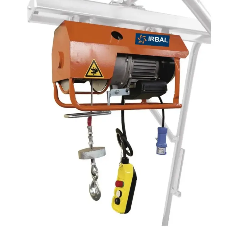 Guincho para Pórtico IRBAL DT500 MAX 500 Kg 230/400 V Trifásico Guincho para Pórtico IRBAL DT500 MAX 500 Kg 230/400 V Trifásico