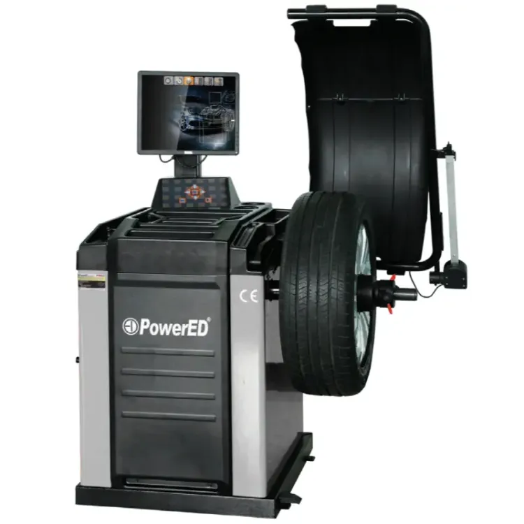 Máquina de Equilibrar Rodas POWERED PWB5 230V 200W 65kg Máquina de Equilibrar Rodas POWERED PWB5 230V 200W 65kg
