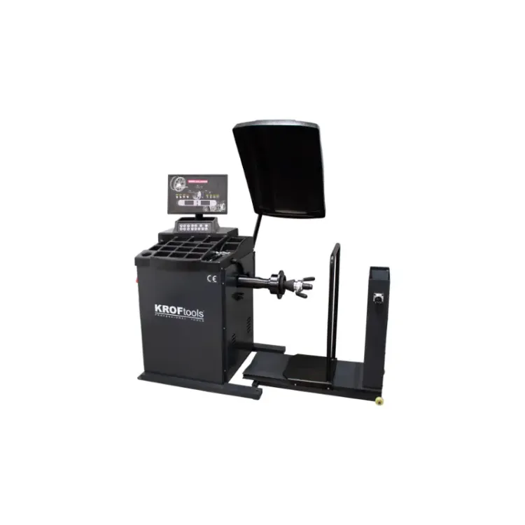 Máquina de Calibrar Rodas KROFTOOLS 10"-26" 220V 200kg