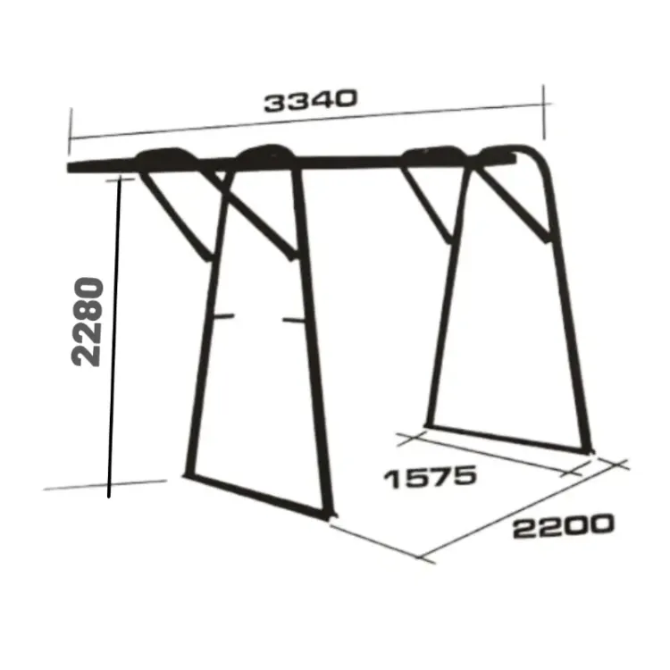 Pórtico de elevação IRBAL 1000 kg completo