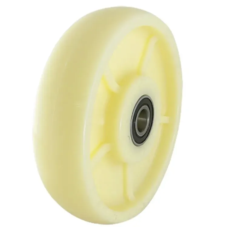 RODA TRASEIRA NYLON BRANCO ØXMM POWERED RODA TRASEIRA NYLON BRANCO ØXMM POWERED