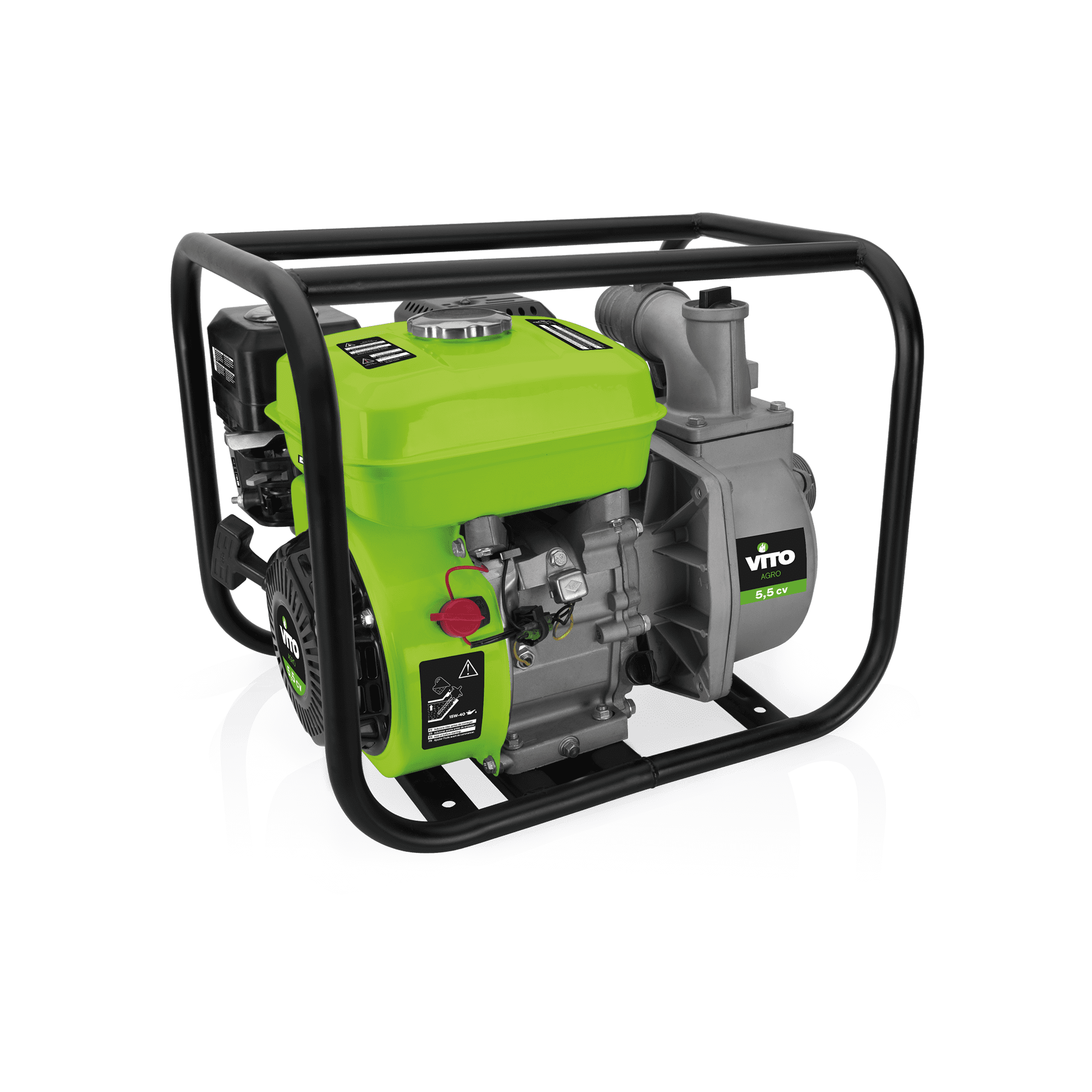 Motobomba a Gasolina VITO 163cc 4T 2" 30m³/h