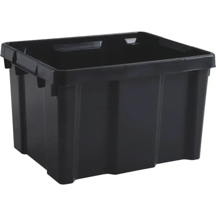 CAIXOTE DE ARRUMAÇÃO REFORÇADO CINZENTO DE 30L EDA CAIXOTE DE ARRUMAÇÃO REFORÇADO CINZENTO DE 30L EDA