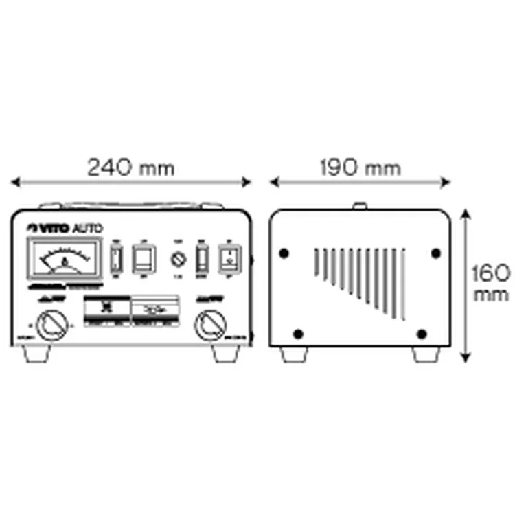 CARREGADOR BATERIA 12/24V 12A VITO