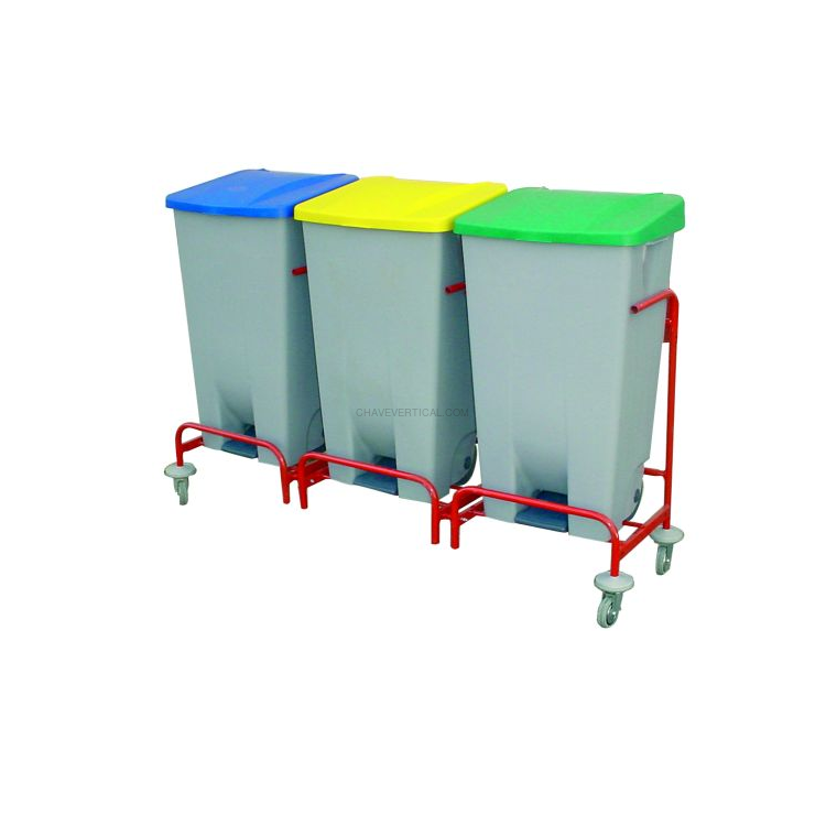 CARRINHO RECICLAGEM 3 CONTENTORES ND CARRINHO RECICLAGEM 3 CONTENTORES ND