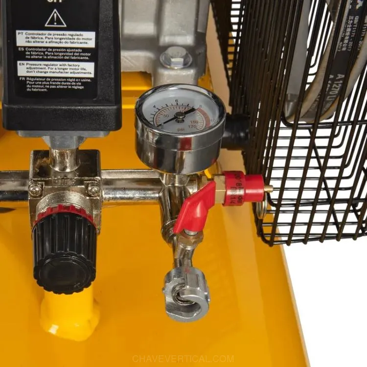 Compressor de Ar com Correias VITO 100L 2.5cv 8bar