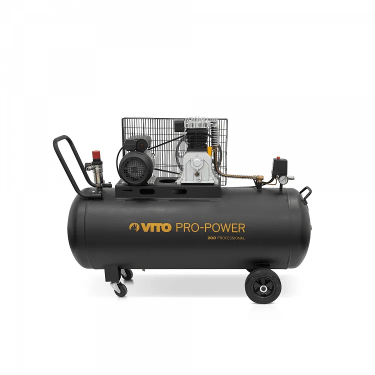 Compressor com correias VITO 200L 10bar 4cv Compressor com correias VITO 200L 10bar 4cv