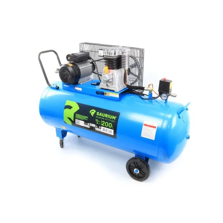 COMPRESSOR DE AR CORREIA 200L 3HP 10BAR SAURIUM COMPRESSOR DE AR CORREIA 200L 3HP 10BAR SAURIUM