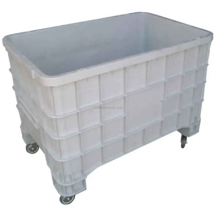Contentor Plástico com Rodas ND ND 5045-R 1000x640x760mm 300kg