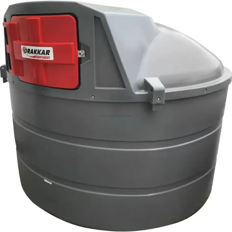 Cuba de Armazenamento de Gasóleo PEHD 5000L Drakkar 230V 56 l/min Cuba de Armazenamento de Gasóleo PEHD 5000L Drakkar 230V 56 l/min