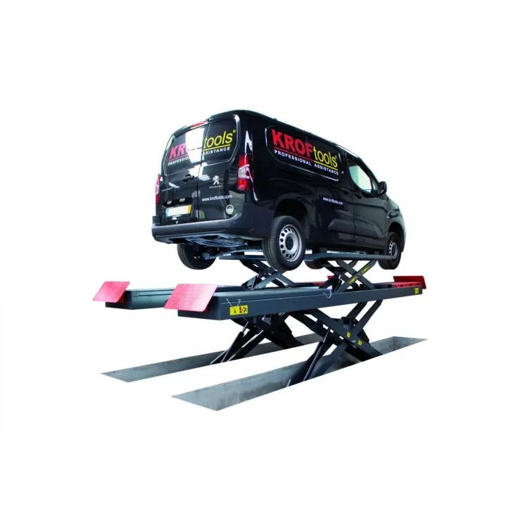 Elevador de Dupla Tesoura para Alinhamento Kroftools 5.5T com LED