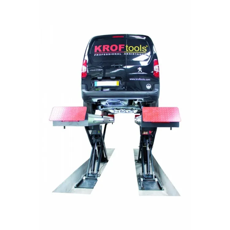 Elevador de Dupla Tesoura para Alinhamento Kroftools 5.5T com LED