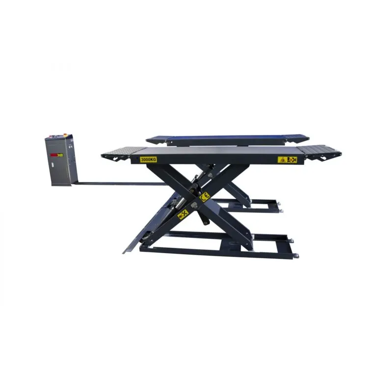 Elevador de Tesoura Hidráulico Kroftools 3 Toneladas 1m Elevação 2.2kW