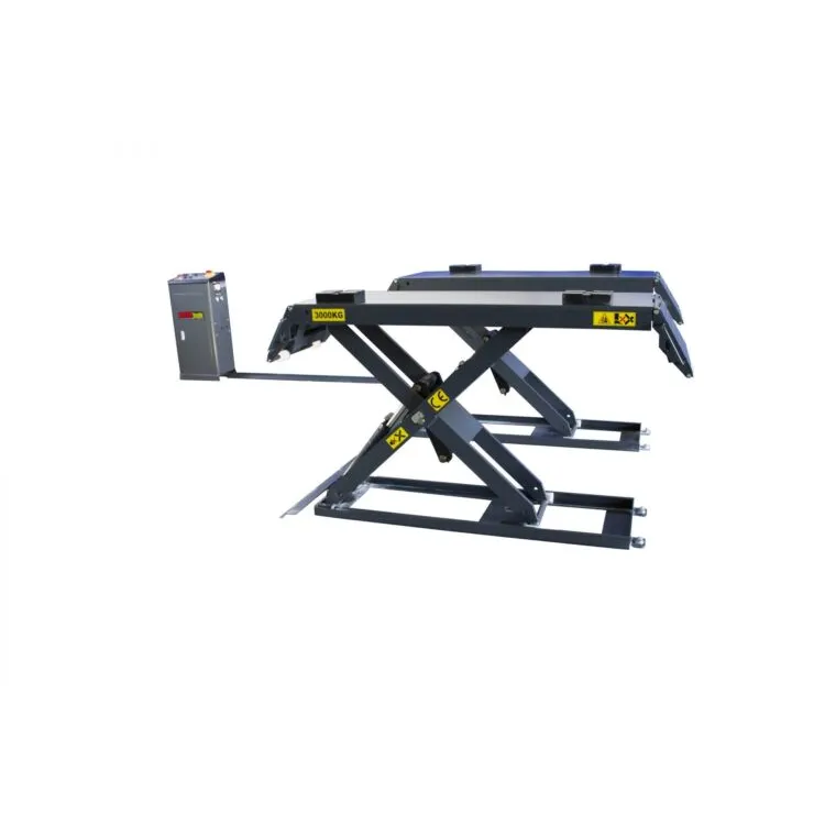 Elevador de Tesoura Hidráulico Kroftools 3 Toneladas 1m Elevação 2.2kW