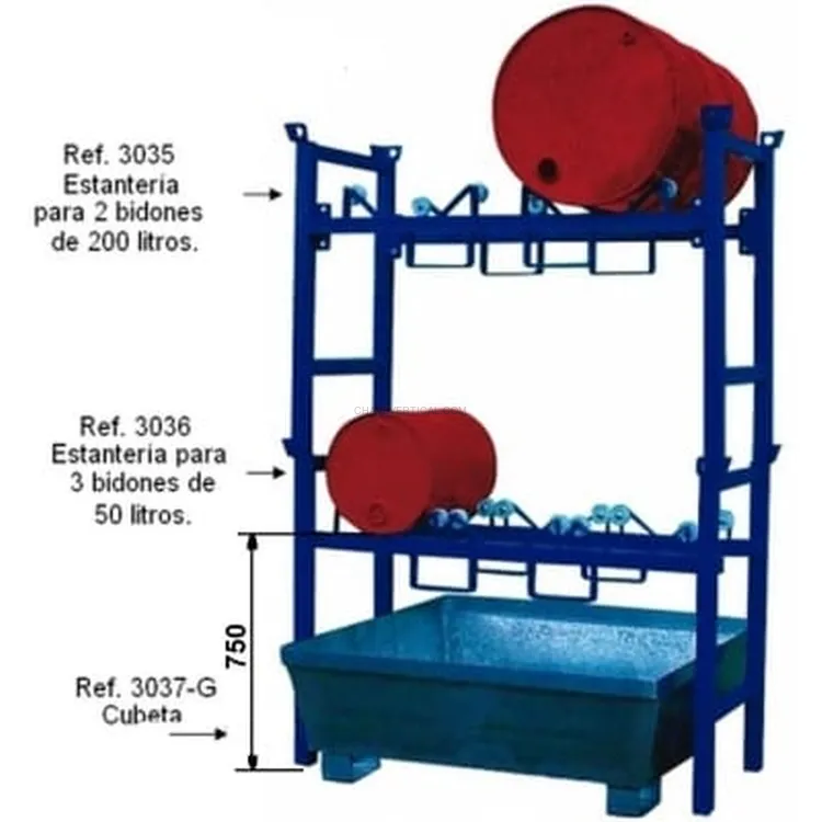 ESTANTE 3 BIDÕES 60 LTS ND