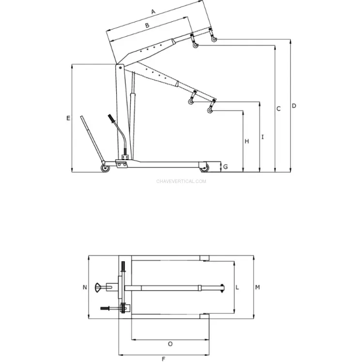 GRUA DE OFICINA FIXA 3T OMCN
