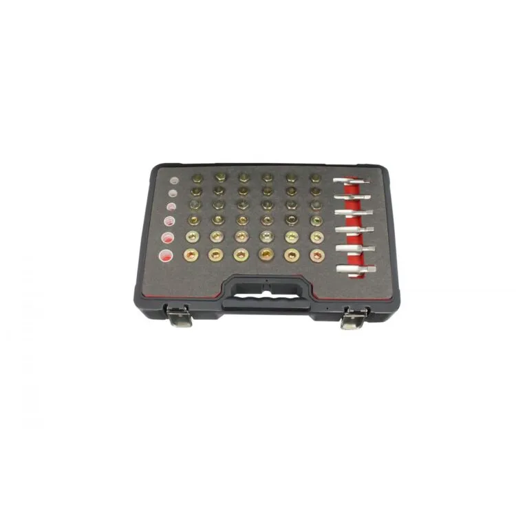 Kit de Anilhas, Bujões e Machos para Cárter Kroftools 114 Peças Kit de Anilhas, Bujões e Machos para Cárter Kroftools 114 Peças