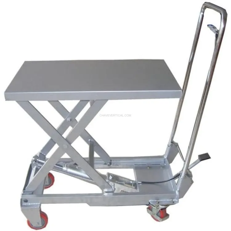 Mesa de Elevação Hidráulica Alumínio ND 100Kg 755mm Mesa de Elevação Hidráulica Alumínio ND 100Kg 755mm