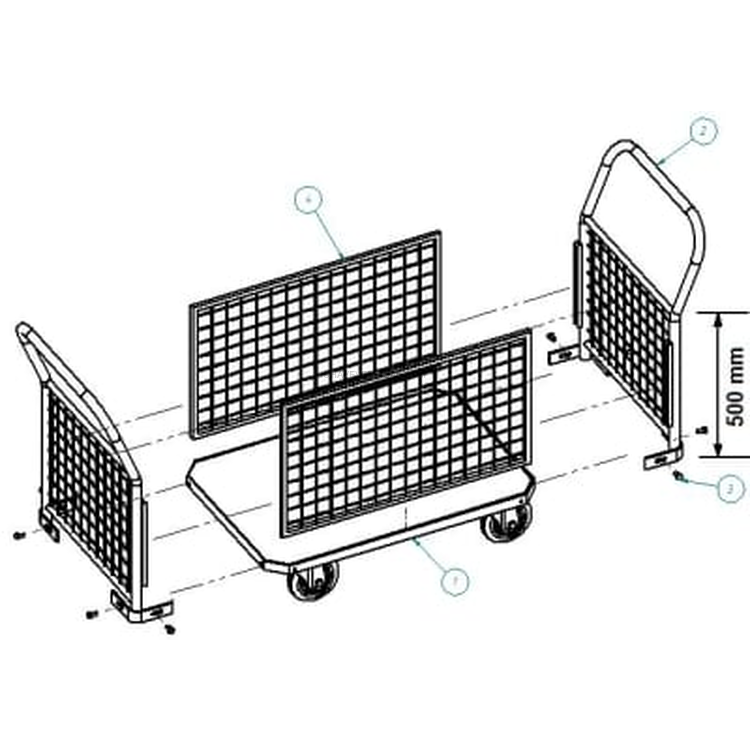 PLATAFORMA DE MALHA 910x610 ND